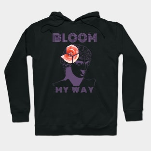 Bloom My Way Out of the Dark Amethyst Orchid Hoodie